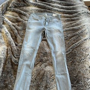 rag & bone light grey skinny jeans